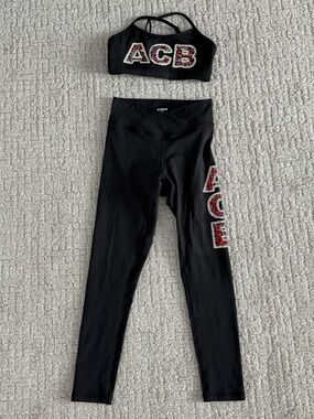 Angel competition Bikini leggings and sports bra set